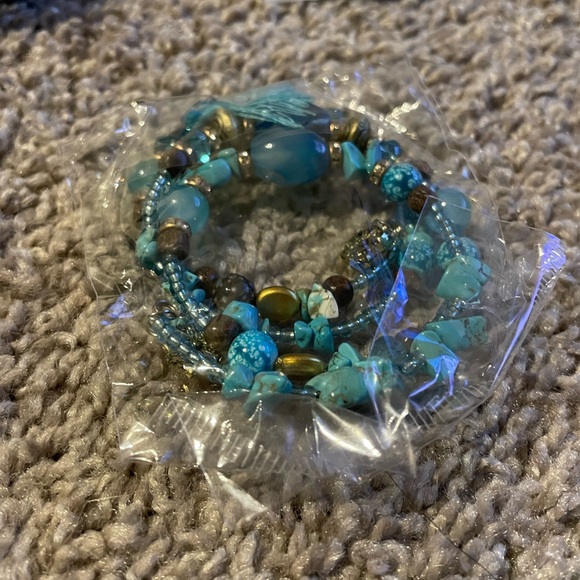 Turquoise jewelry set - Picture 7 of 7